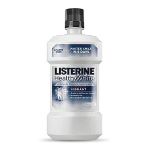 Listerine Healthy White Vibrant Anticavity Whitening Rinse 32oz